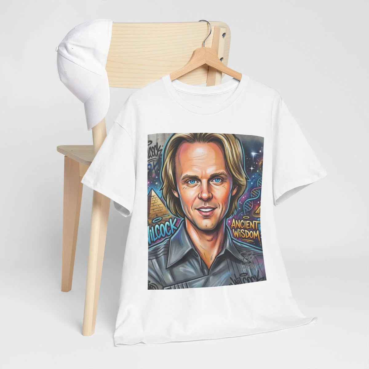 David Wilcock Legendary Urban Graphic Unisex Heavy Cotton Tee by GT Artland