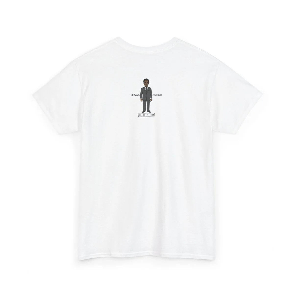 Jesse Jackson Urban Cartoon Unisex Heavy Cotton Tee by GT Artland