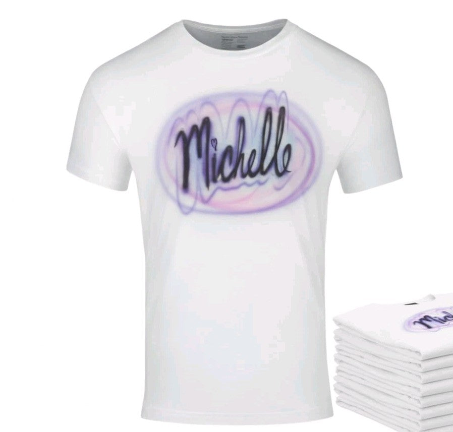 Custom TSHIRT CUSTOM SCRIPT CURSiVE SWAG ANY NAME Any COLORS By GT ARTLAND ❤️ 💙
