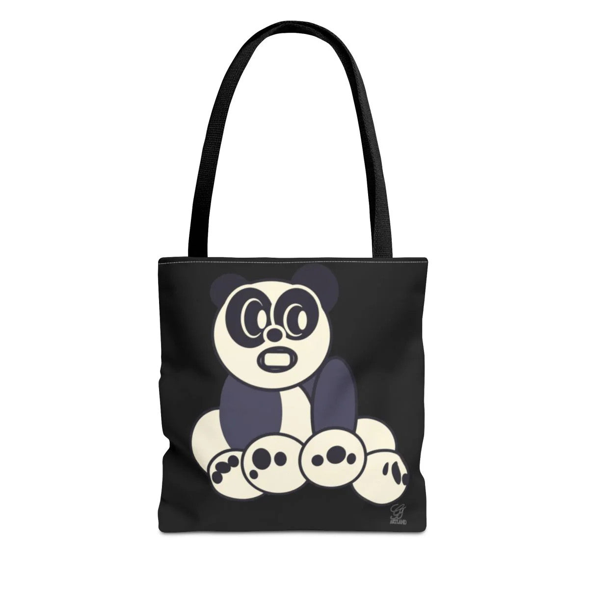 Urban Panda GT Blackout Designer Tote Bag Designer | All-Over Print by GT