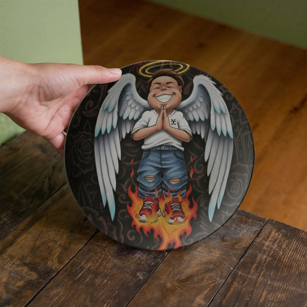 Angel Boy Praying 10” Plate by GT Artland