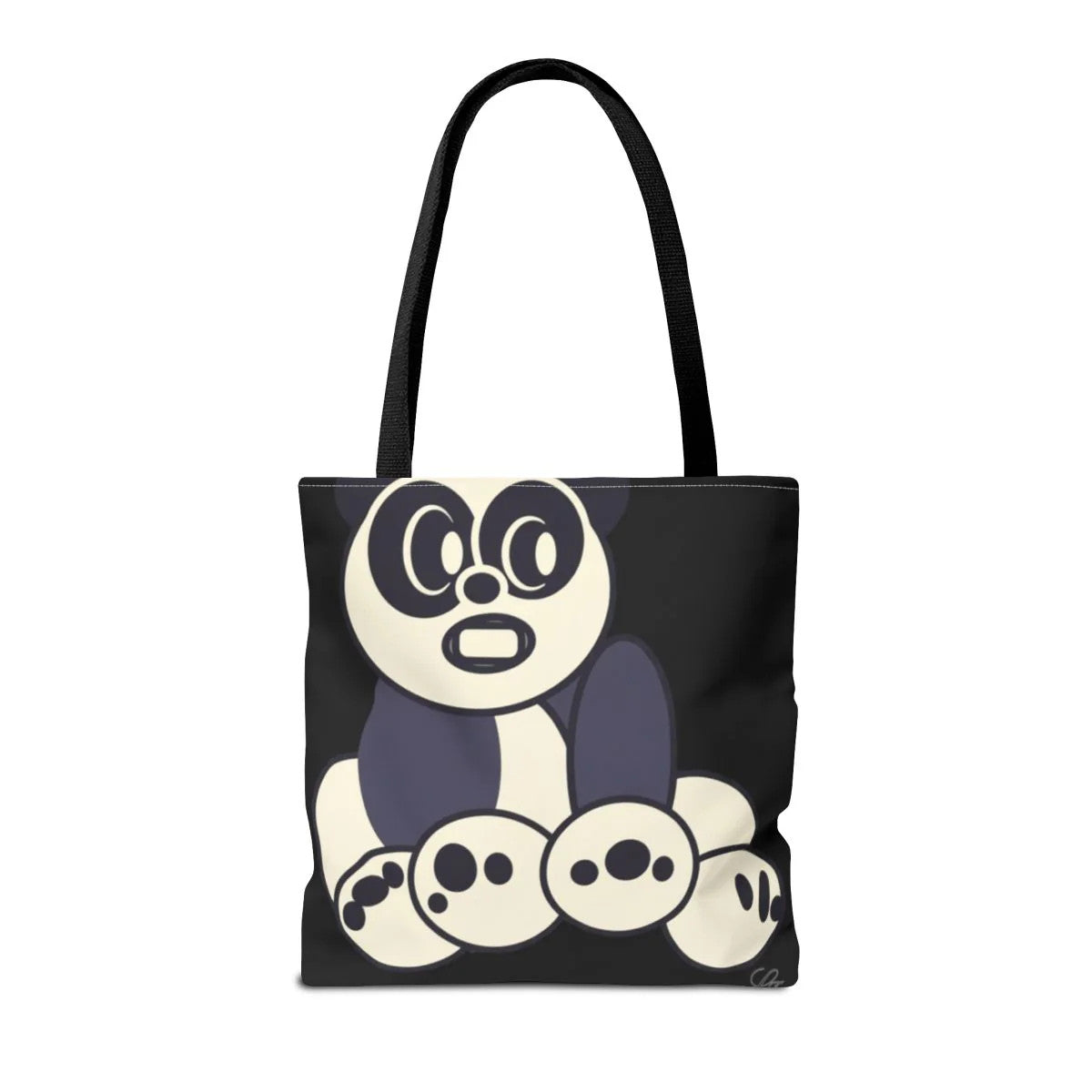 Urban Panda GT Blackout Designer Tote Bag Designer | All-Over Print by GT
