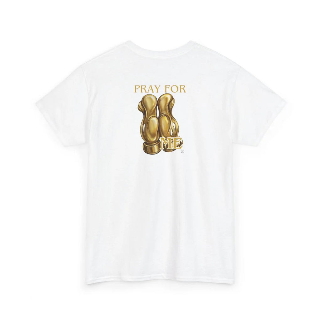 Pray For Me Gold Mikki Edtion Urban City Swag Unisex Heavy Cotton Tee by GT