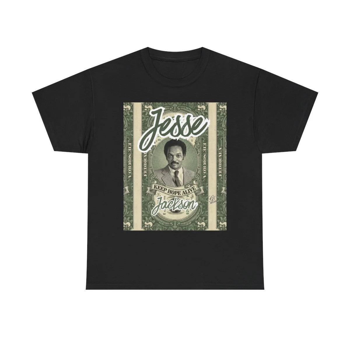 Jesse Jackson Dolla Billin Designer Gear Unisex Heavy Cotton Tee by GT Artland