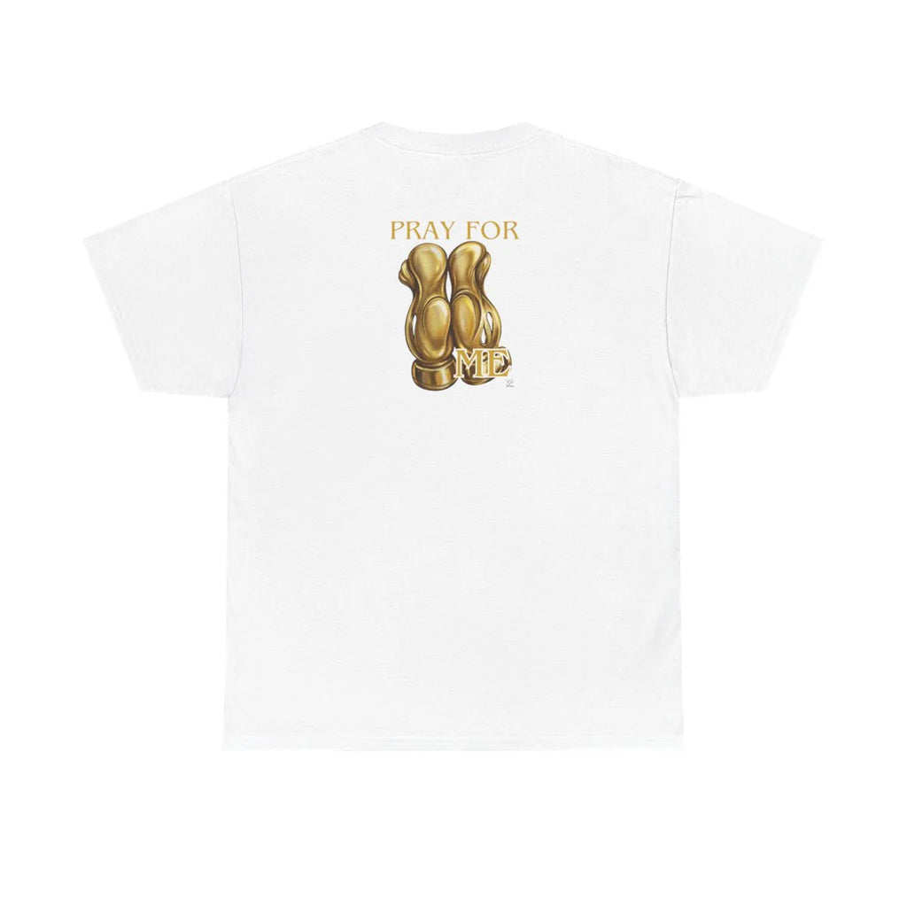 Pray For Me Gold Mikki Edtion Urban City Swag Unisex Heavy Cotton Tee by GT