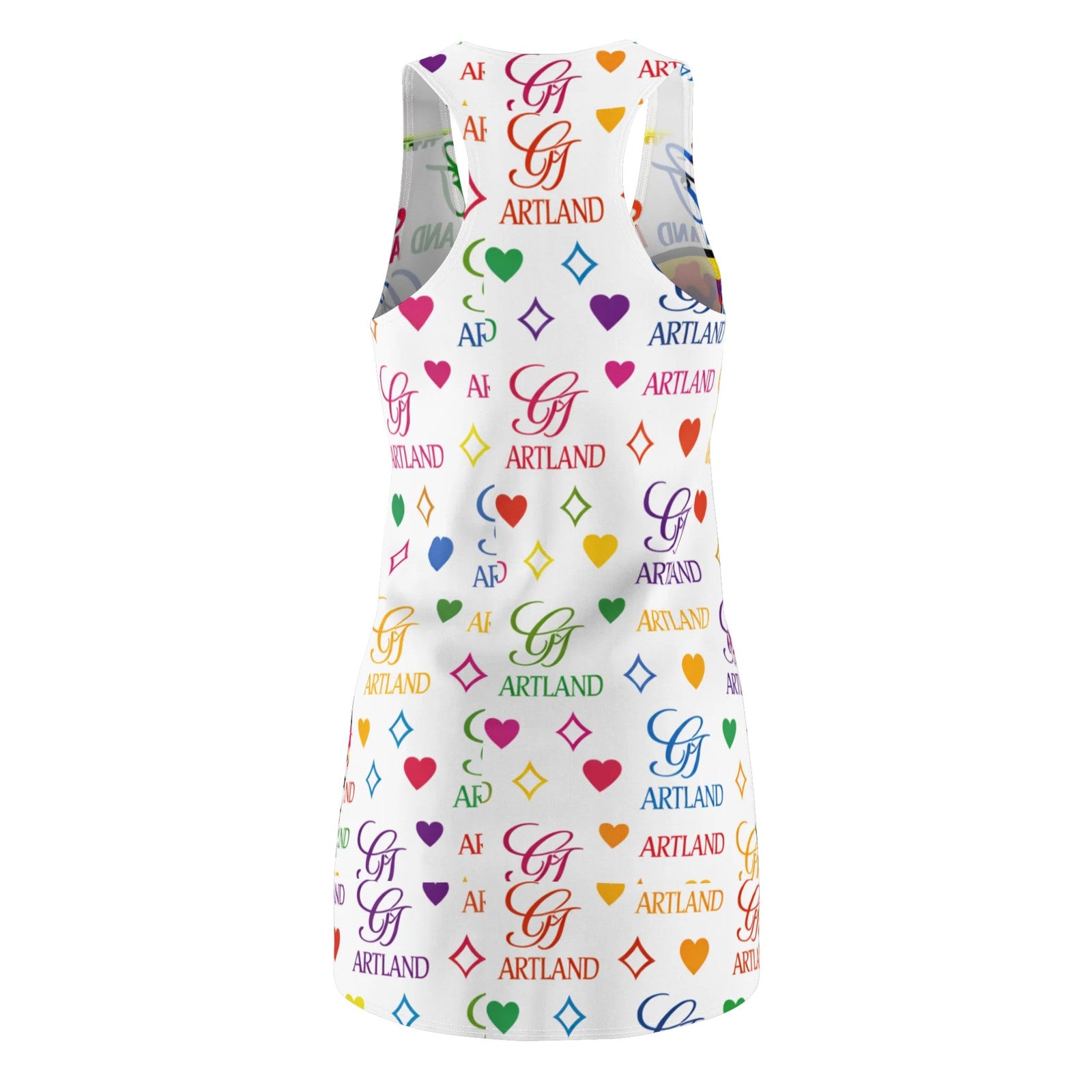 Colorful Urban Swag Killa Shark GT High Fashion Designer Dress | Racerback by