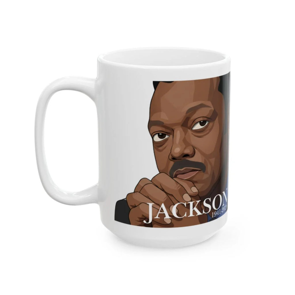Jesse JACKSON Tribute Ceramic Mug, (11oz, 15oz) by GT Artland