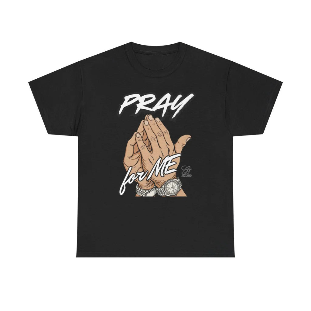 PRAY FOR ME HANDS PRAYING URBAN GRAPHIC Unisex Heavy Cotton Tee BY GT ARTLAND