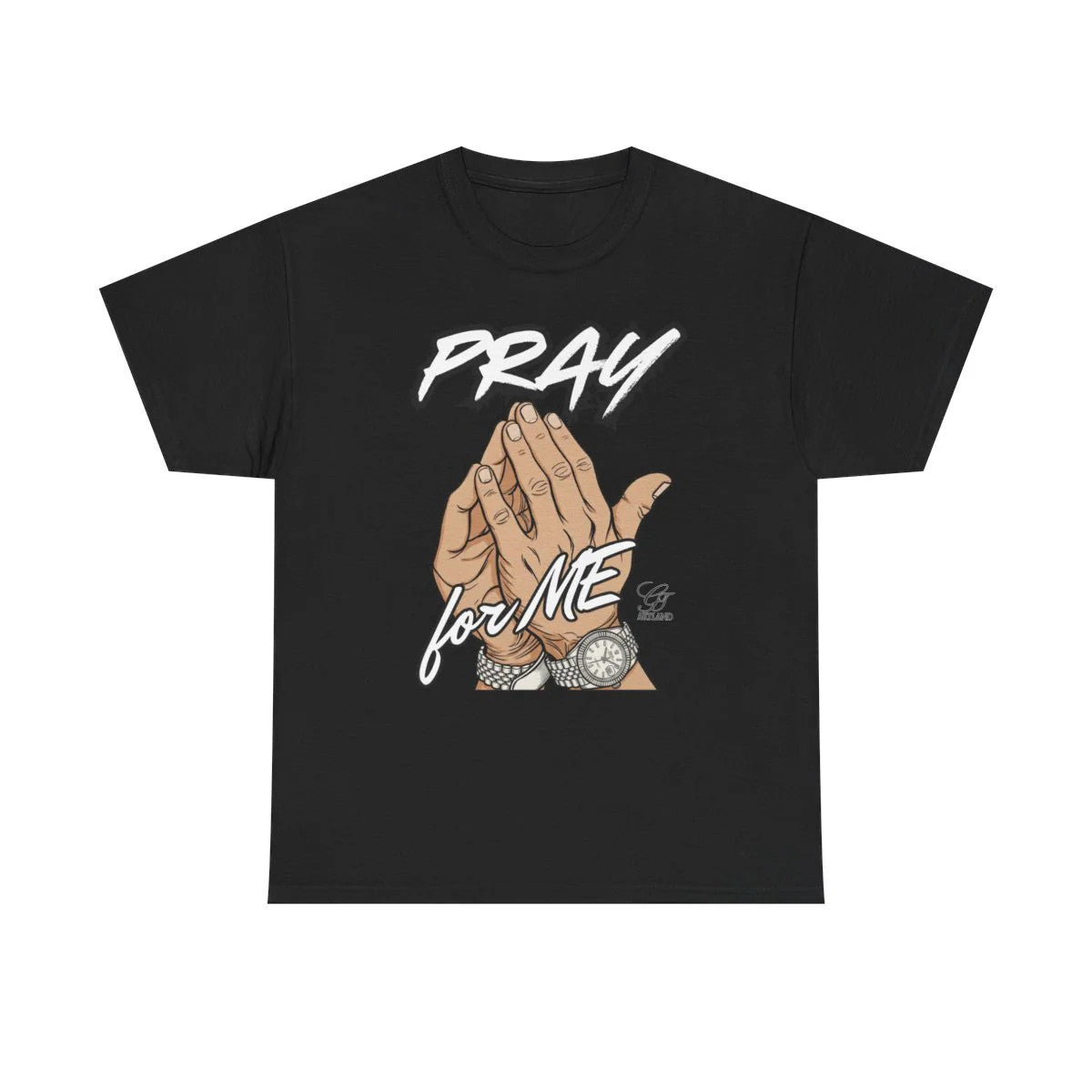 PRAY FOR ME HANDS PRAYING URBAN GRAPHIC Unisex Heavy Cotton Tee BY GT ARTLAND