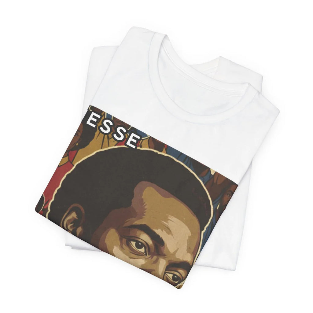 Historical Jesse Jackson Legacy Tribute with Titled 1941-2026 Afro Style Unisex