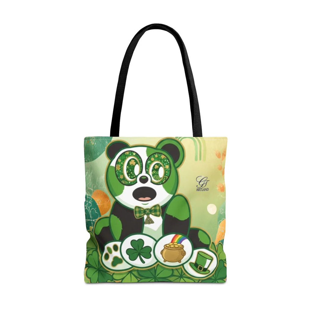 Irish Panda Urban Swag Designer Tote Bag by GT Artland