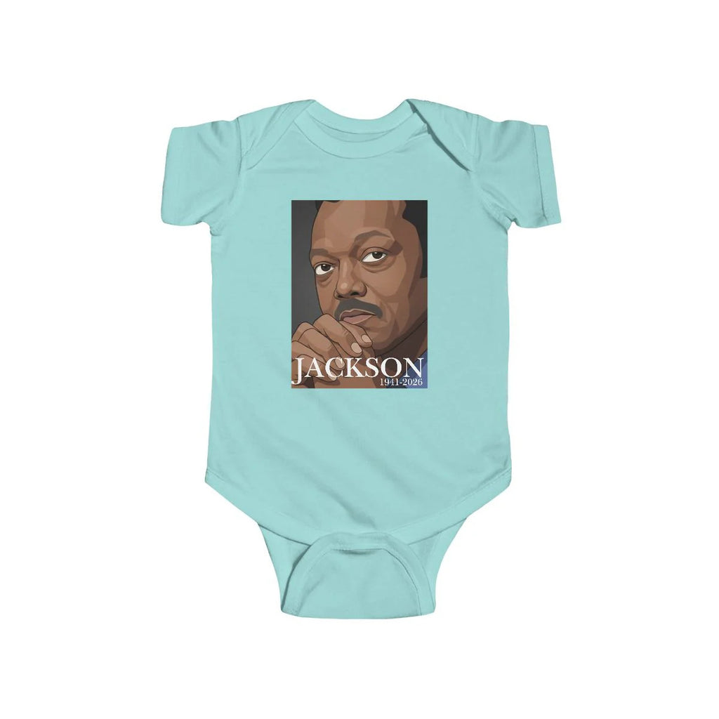 Jesse Jackson Urban Memorial Style Infant Fine Jersey Bodysuit by GT Artland