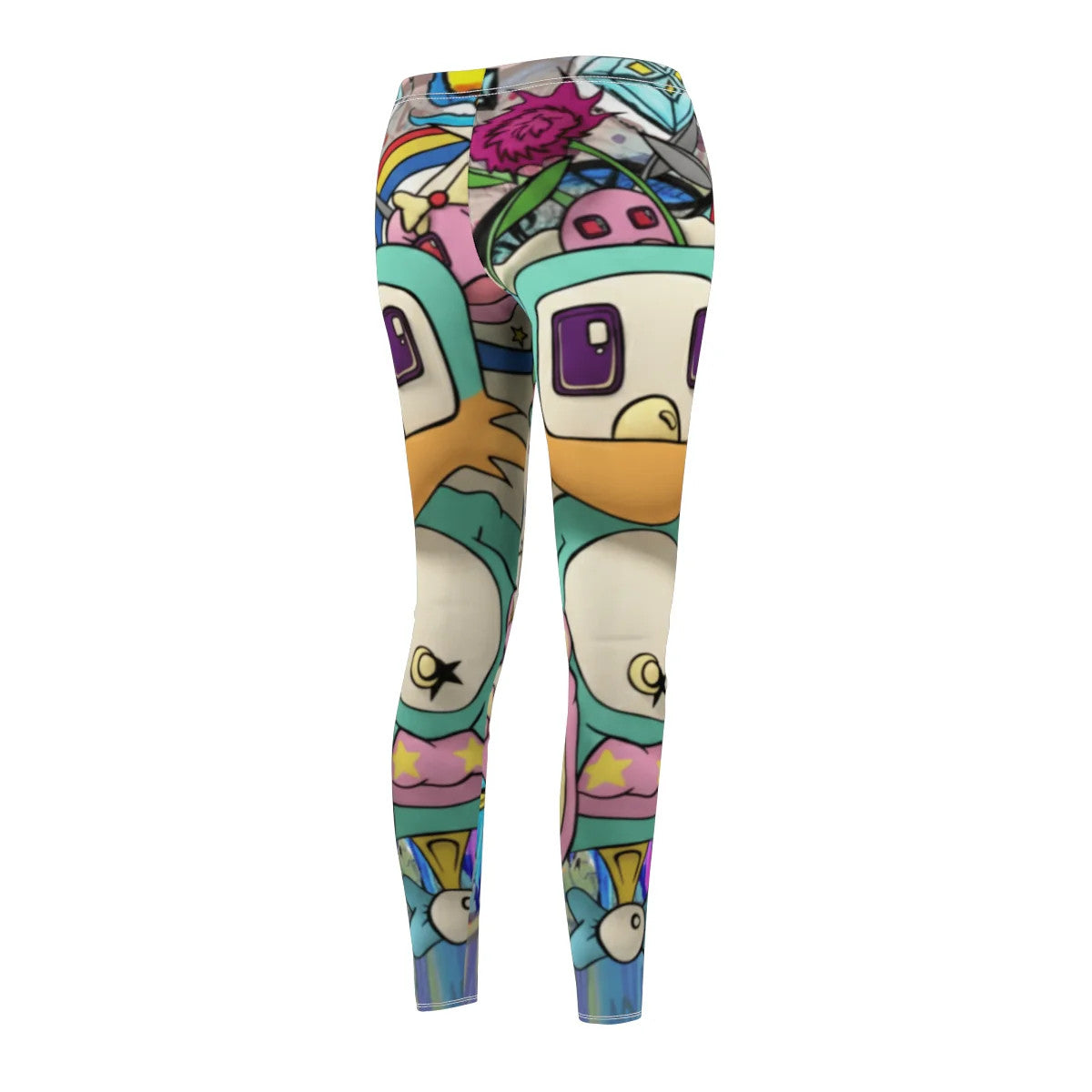 Poon Colorful Drip GT High Fashion Designer Women's Cut & Sew Casual Leggings