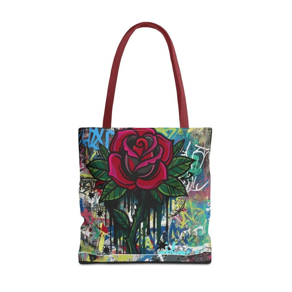 Dripping Heart Graffiti Swag Love Drip Designer Tattoo Rose Splash Tote Bag
