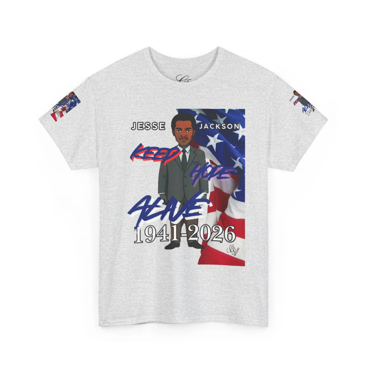 "KEEP HOPE ALIVE" Jesse Jackson Legendary USA Hero Tribute Designer Toon Deluxe