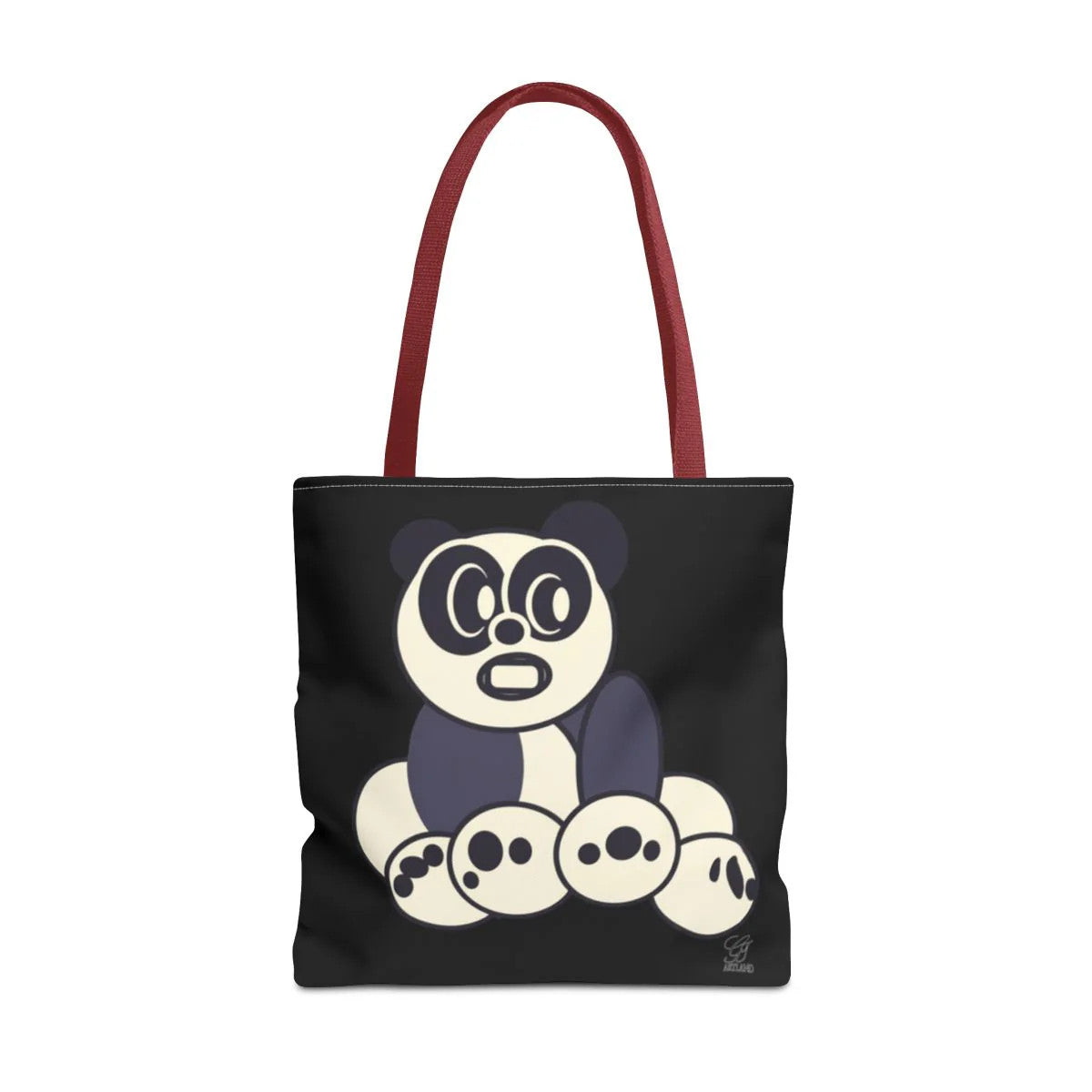 Urban Panda GT Blackout Designer Tote Bag Designer | All-Over Print by GT