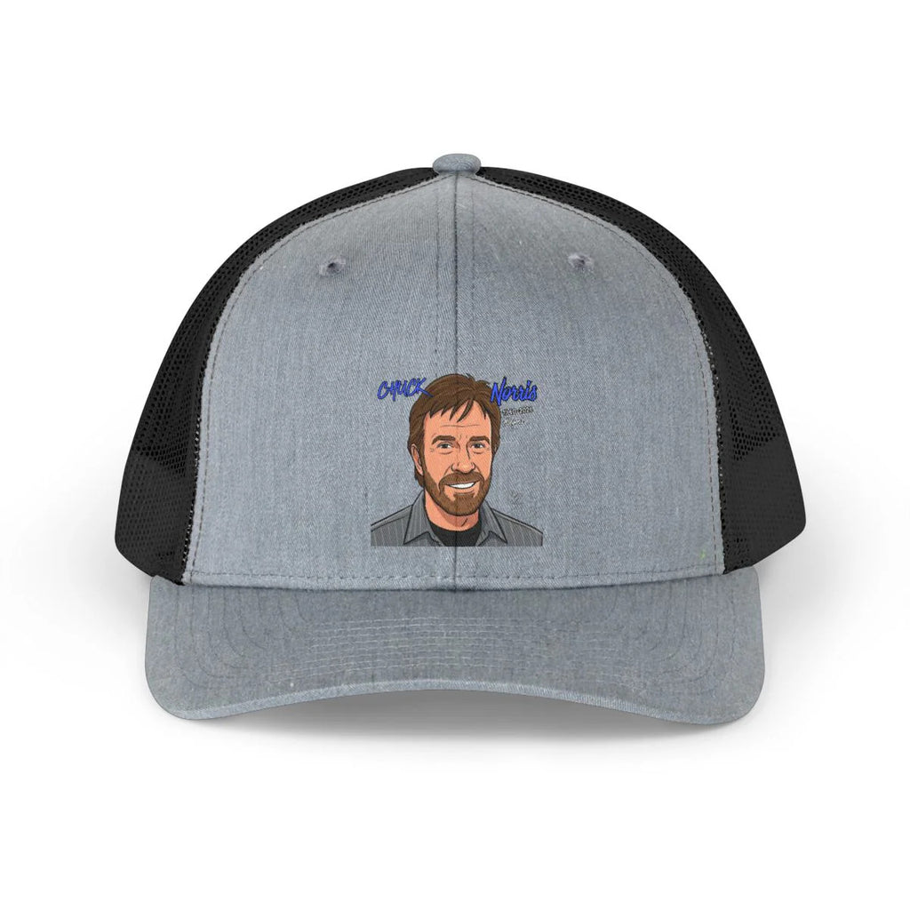 Chuck Norris Toon Designer Trucker Retro Hat by GT Artland