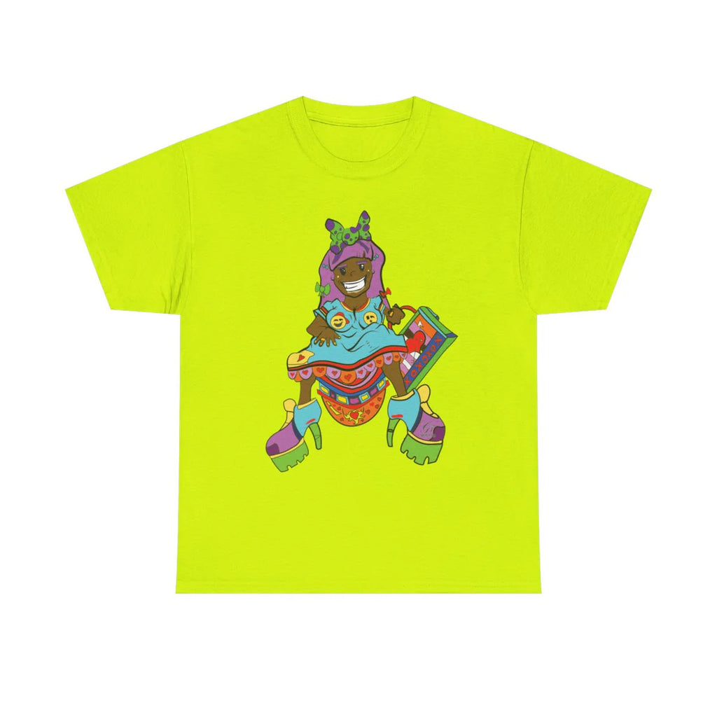 Ebony Designer urban girl Unisex style Heavy Cotton Tee BY GT ARTLAND
