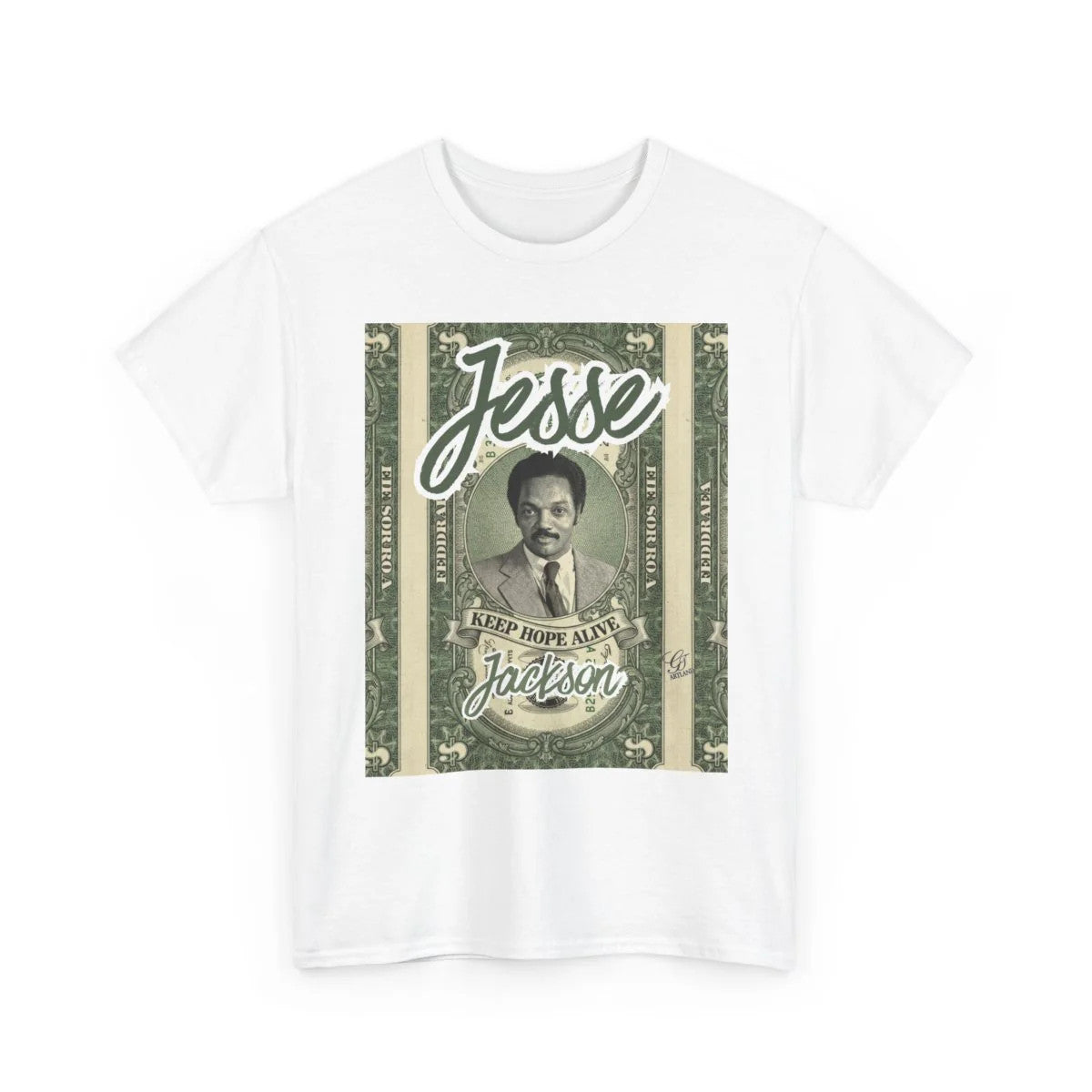 Jesse Jackson Dolla Billin Designer Gear Unisex Heavy Cotton Tee by GT Artland