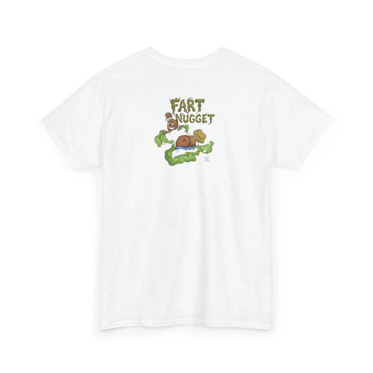 Fart Nugget Ebony Edition Unisex Heavy Cotton Tee by GT Artland