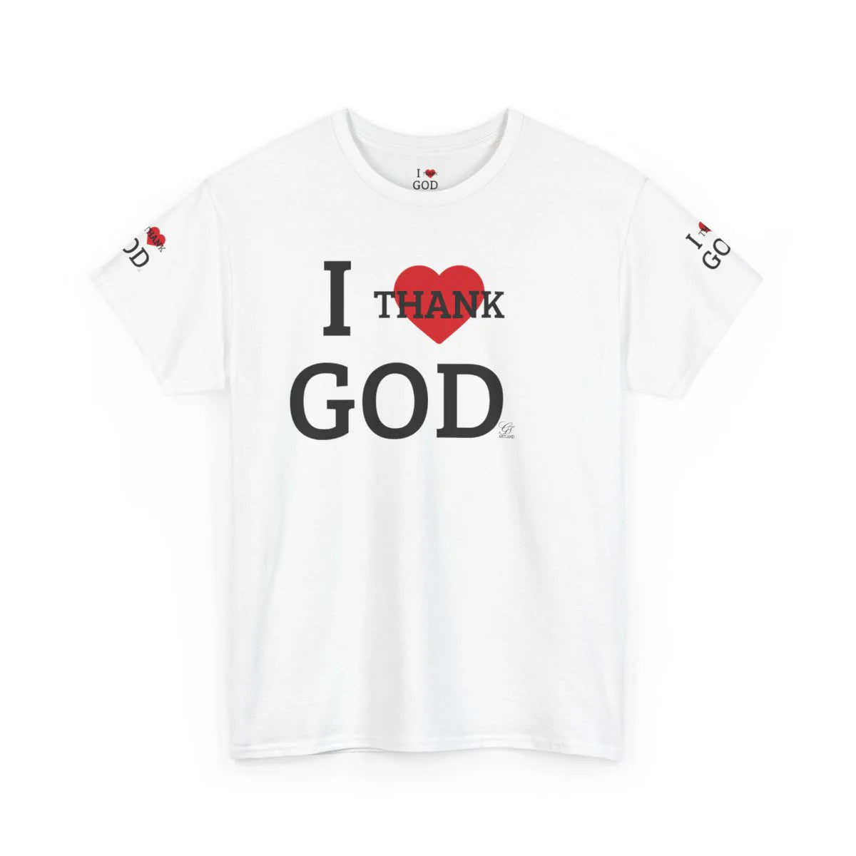 I Thank God Unisex Heavy Cotton Tee by GT Artland