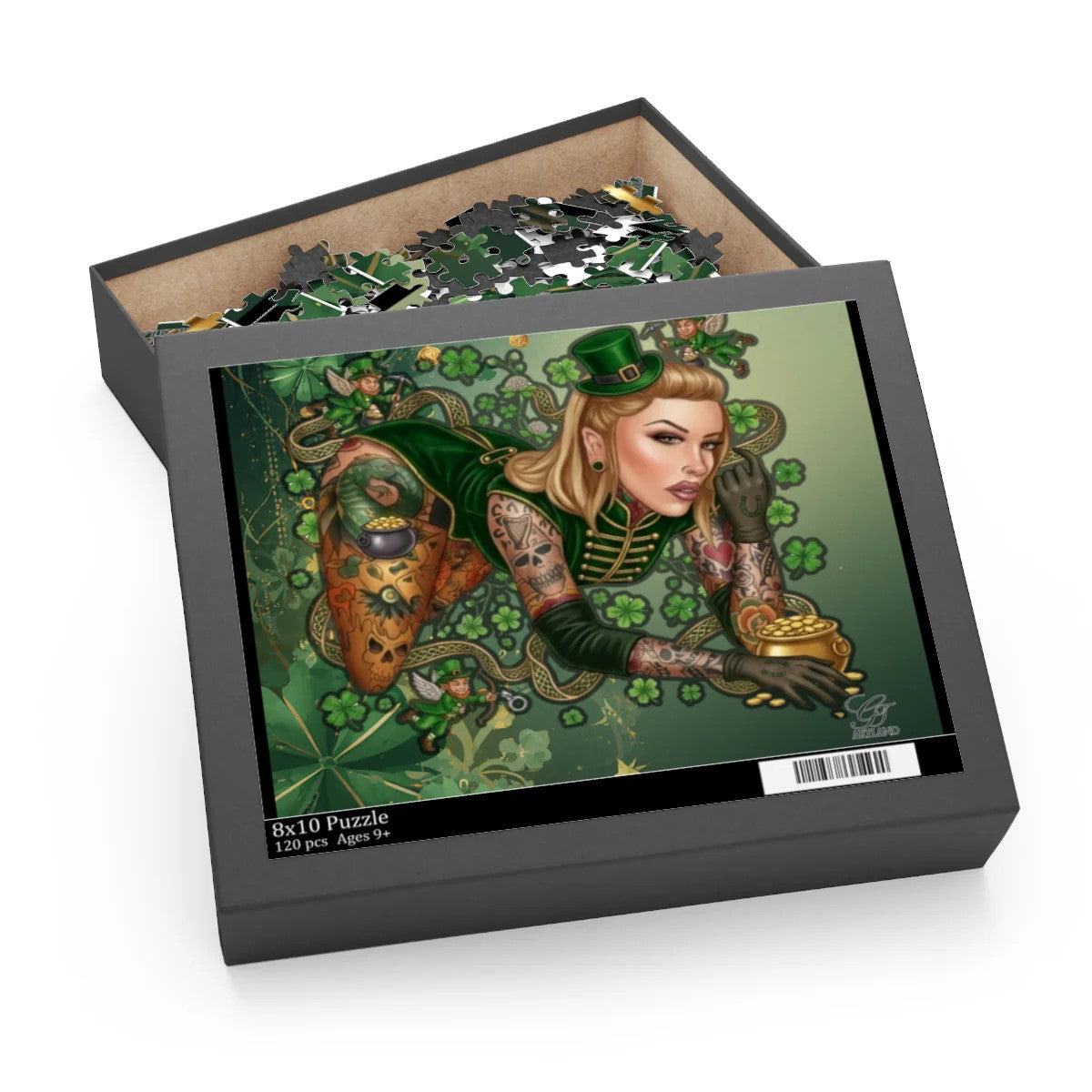 Irish "Lucky Art" Model Vixen Designer Puzzle (120, 252, 500-Piece) by GT