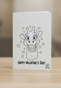 "When I look at you, you look like a giraffe" Humor Color Card Set By GT Artland