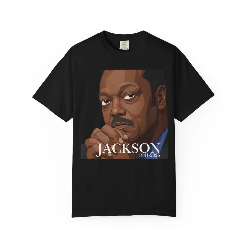 Jesse Jackson Memorial Unisex Garment-Dyed T-shirt by GT Artland
