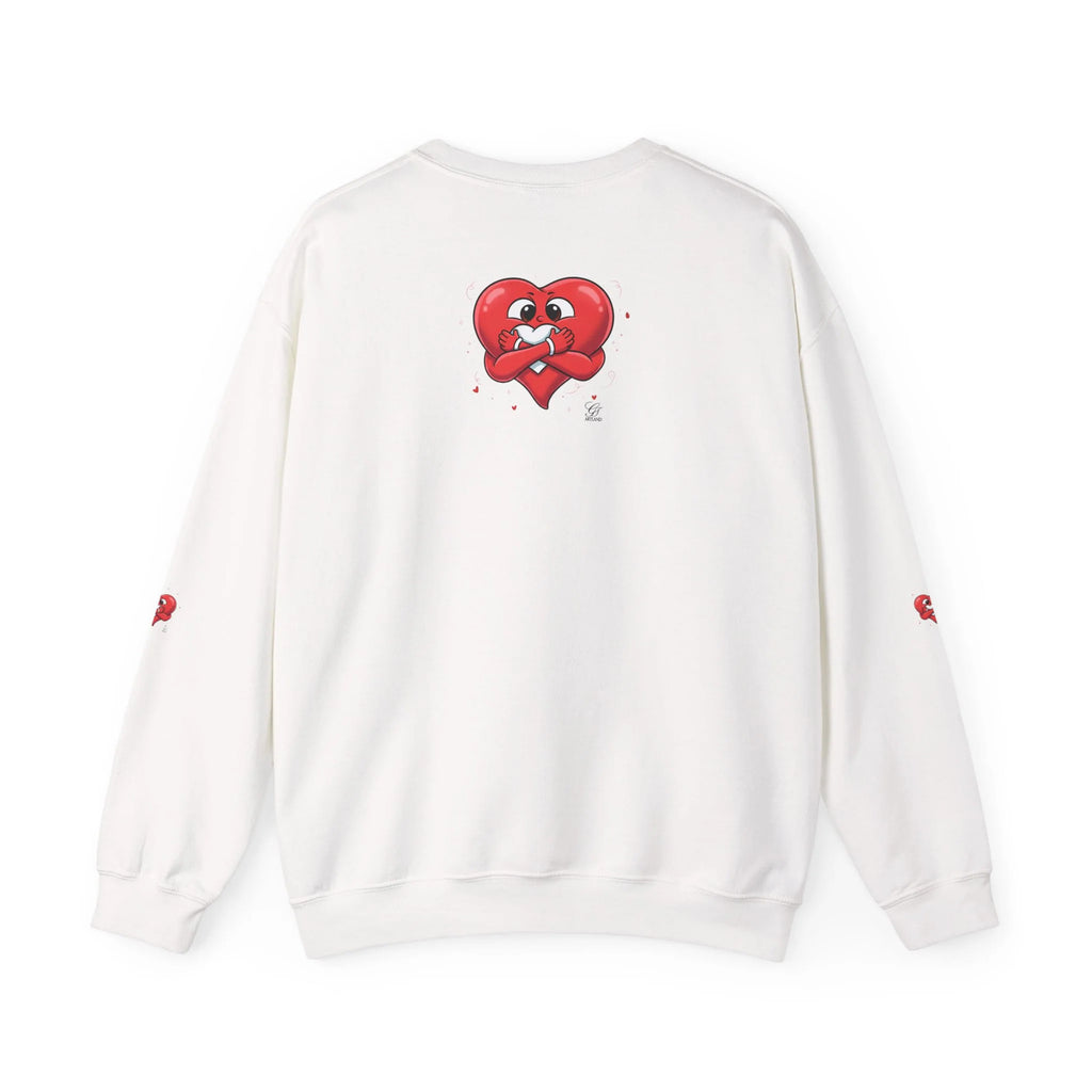 Cute Heart Holding Heart Unisex Heavy Blend™ Crewneck Sweatshirt by GT Artland