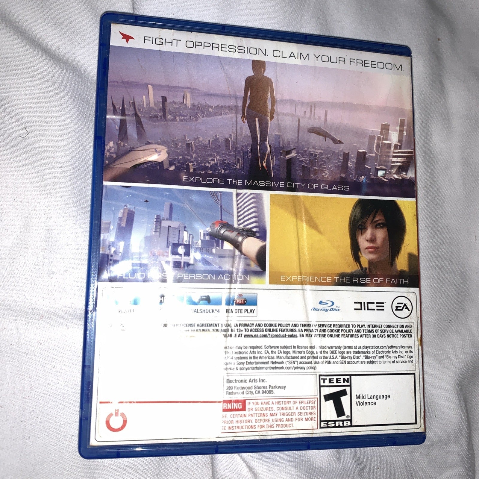 Mirror's Edge: Catalyst (Sony PlayStation 4, 2016)