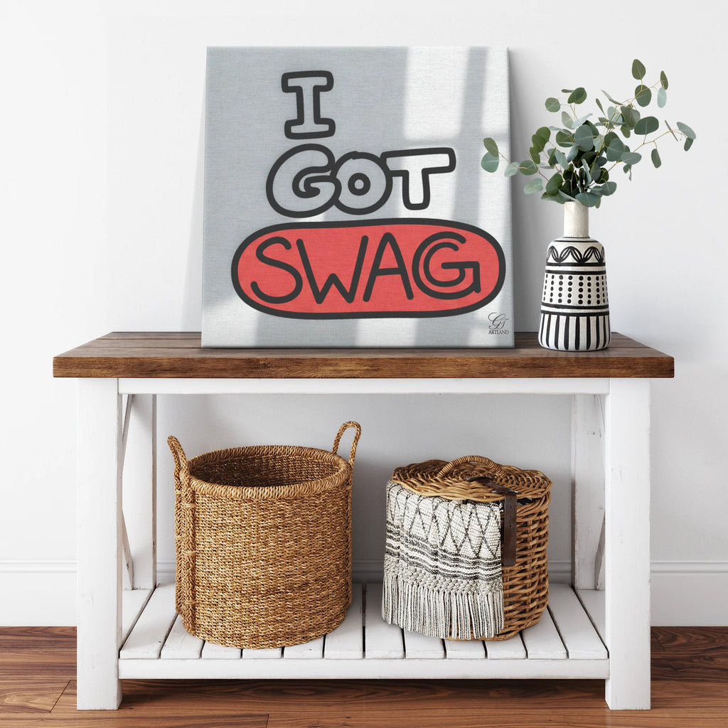 I Got Swag Classic Square Canvas Wrap by GT Artland