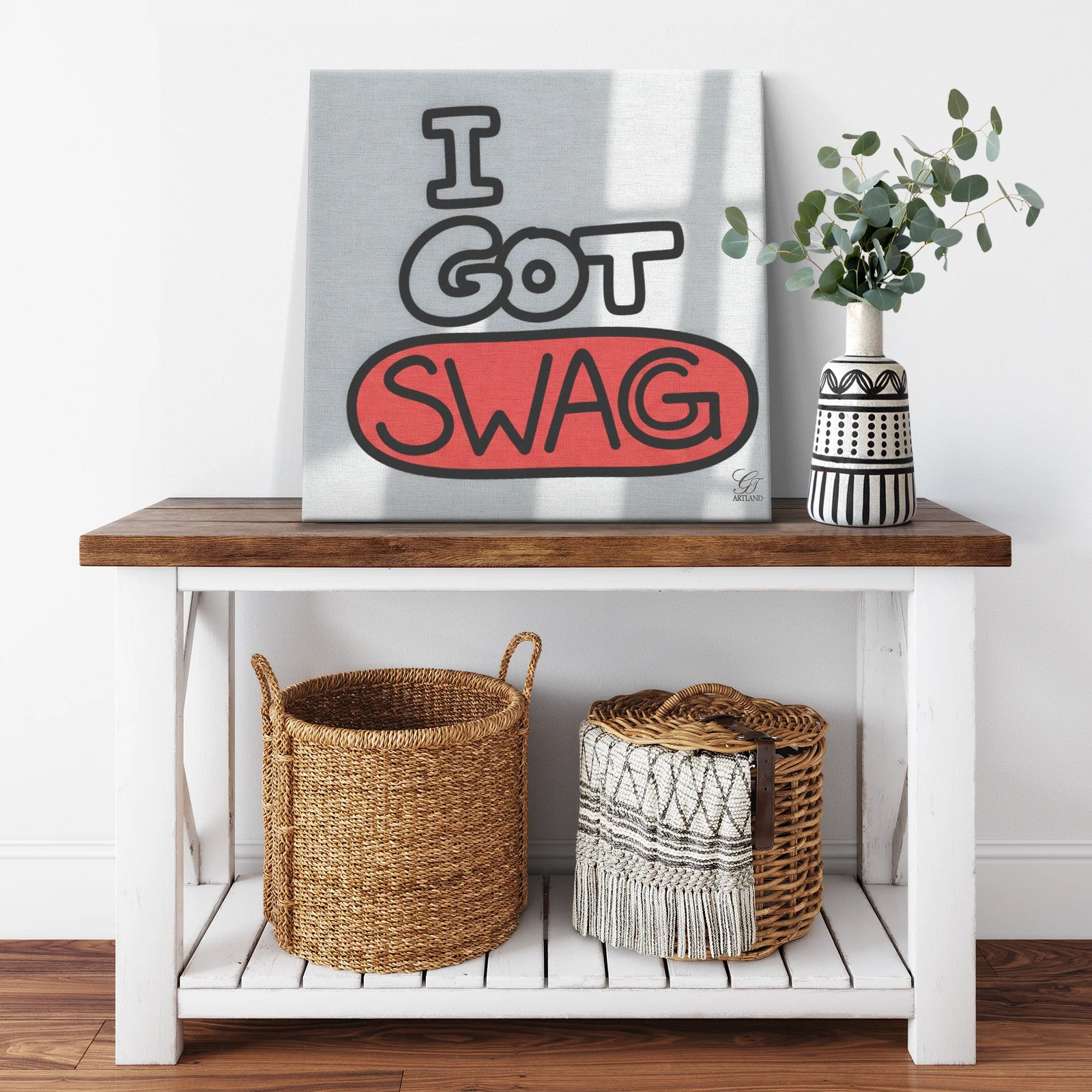I Got Swag Classic Square Canvas Wrap by GT Artland