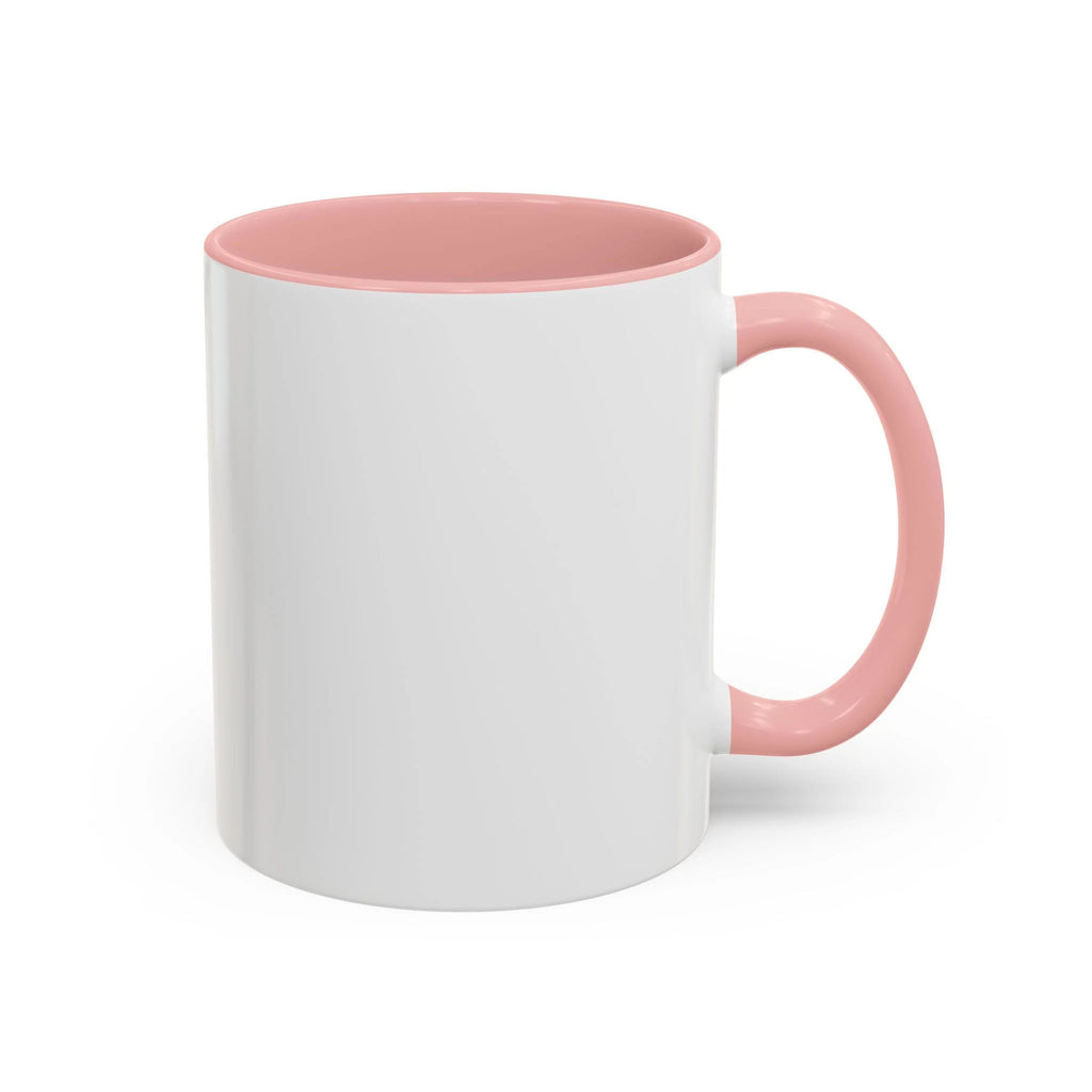 I ️ "Add Any Text" Happy Heart Classic Accent Coffee Mug (11, 15oz) by GT
