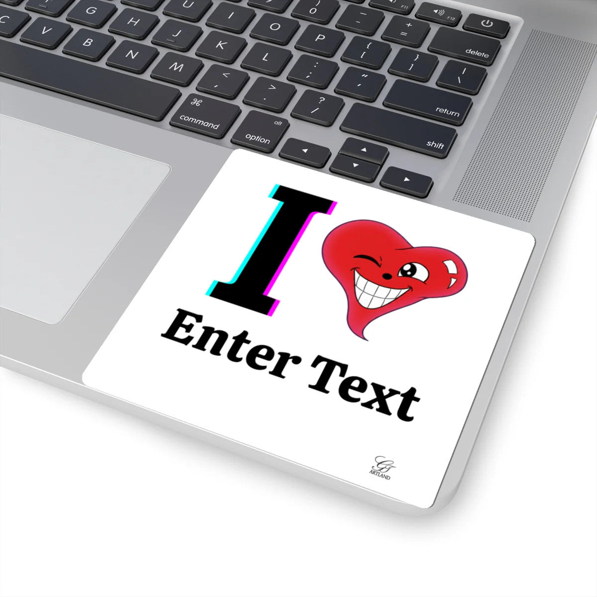 I ️ "Text" Kiss-Cut Stickers by GT Artland