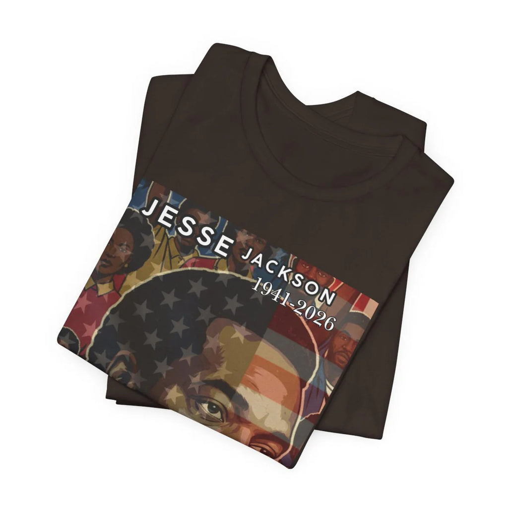 Historical Jesse Jackson Legacy Tribute American PRIDE 1941-2026 Afro Style