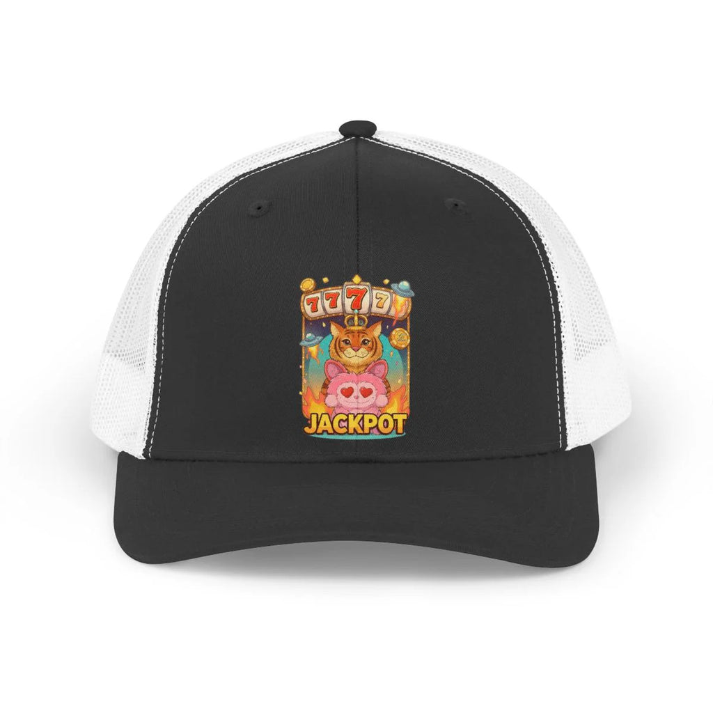 Jackpot Catz "777" Designer Trucker Retro Hat by GT Artland