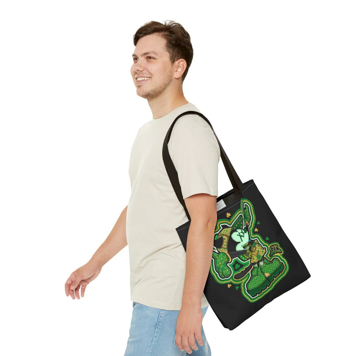 "Lucky Art" Urban Shamrock Designer Mickey Graffiti Splash St. Patrick Theme