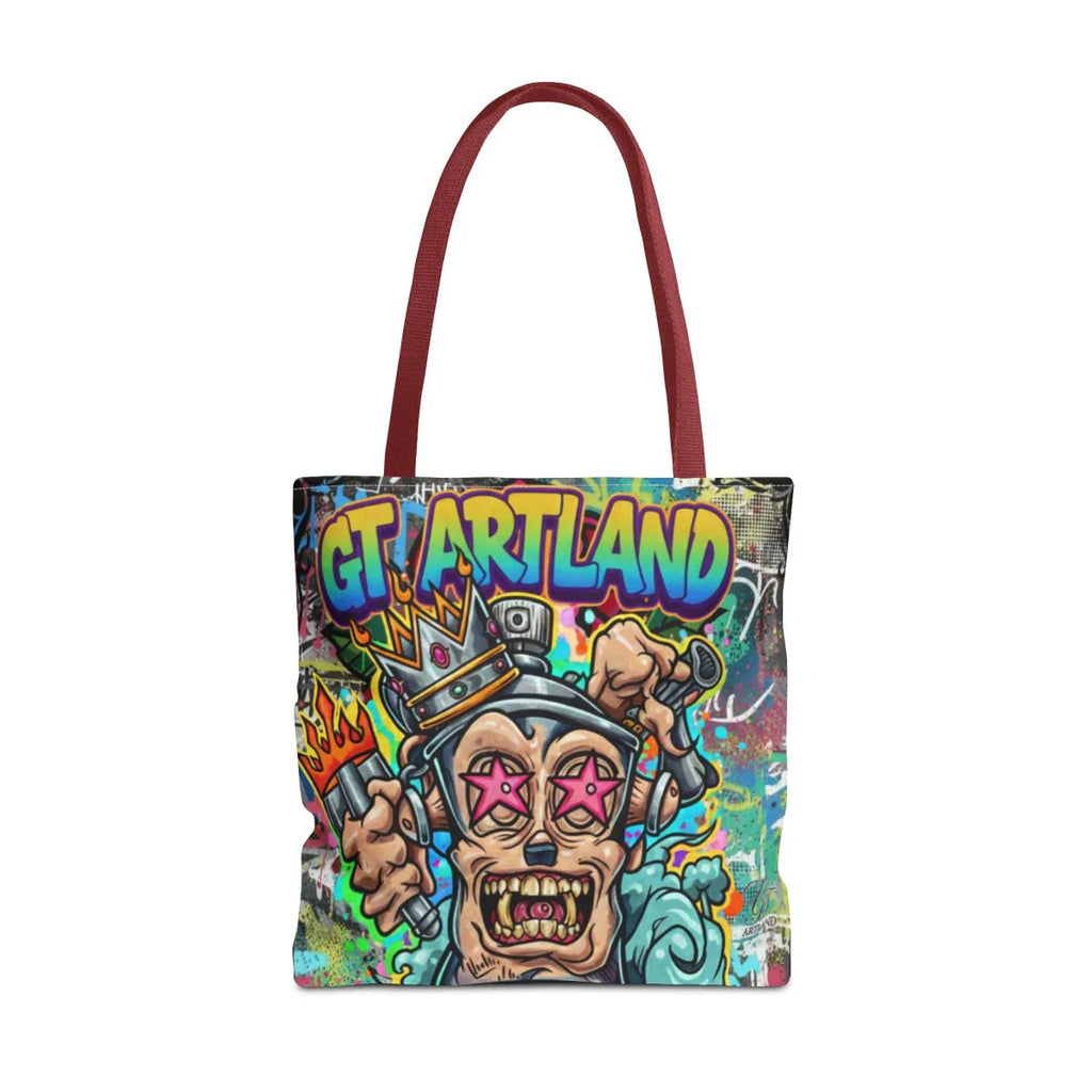 Spray Can King Art God Designer Tote Bag Designer | All-Over Print by GT Artland