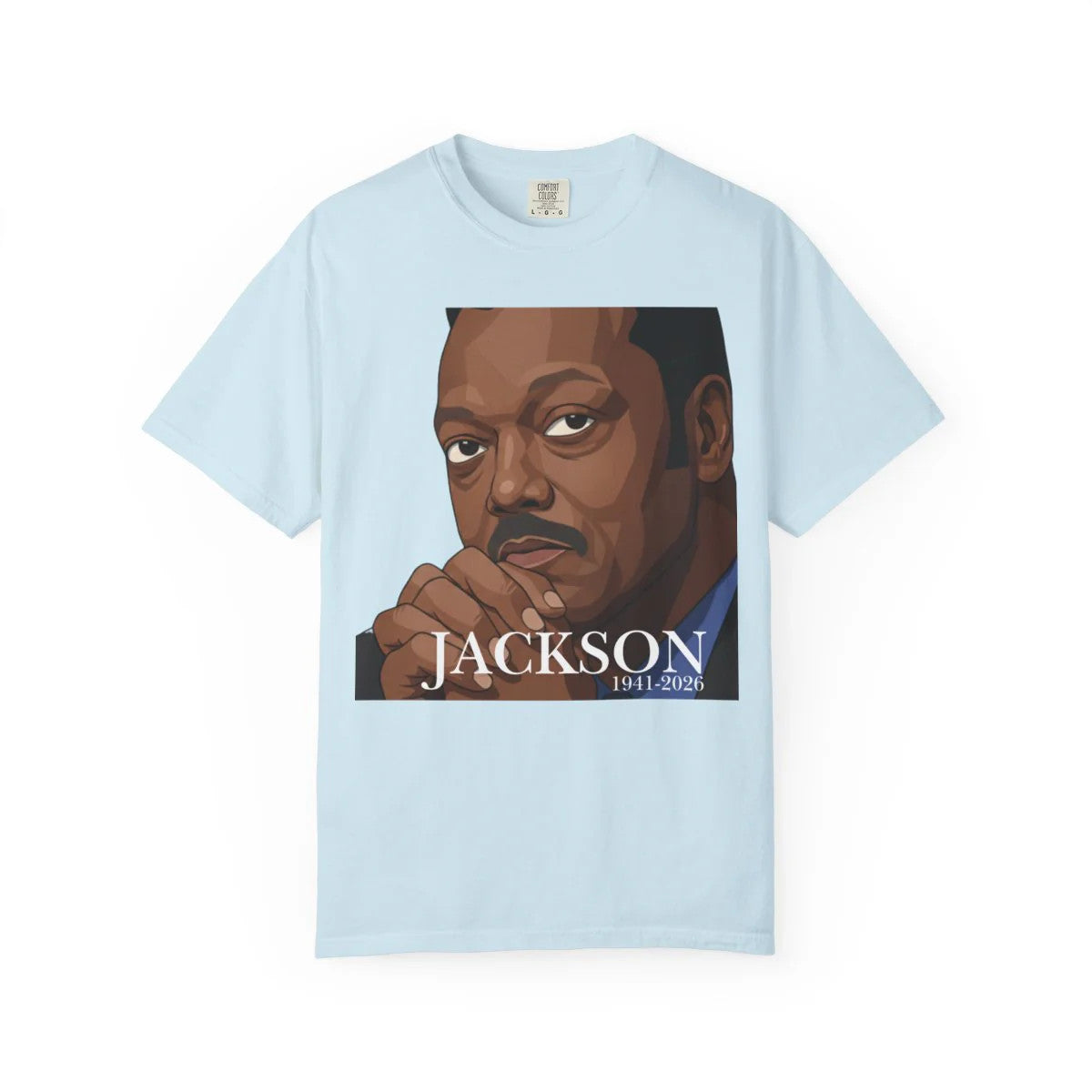 Jesse Jackson Memorial Unisex Garment-Dyed T-shirt by GT Artland