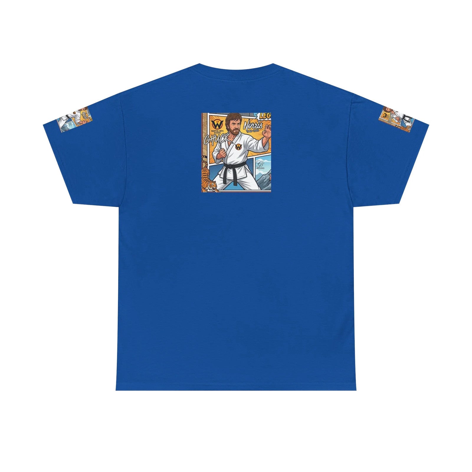 Chuck Norris Legend Karate Master Illustration Tee | Martial Arts Graphic