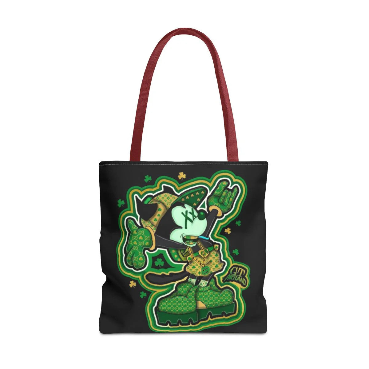 "Lucky Art" Urban Shamrock Designer Mickey Graffiti Splash St. Patrick Theme