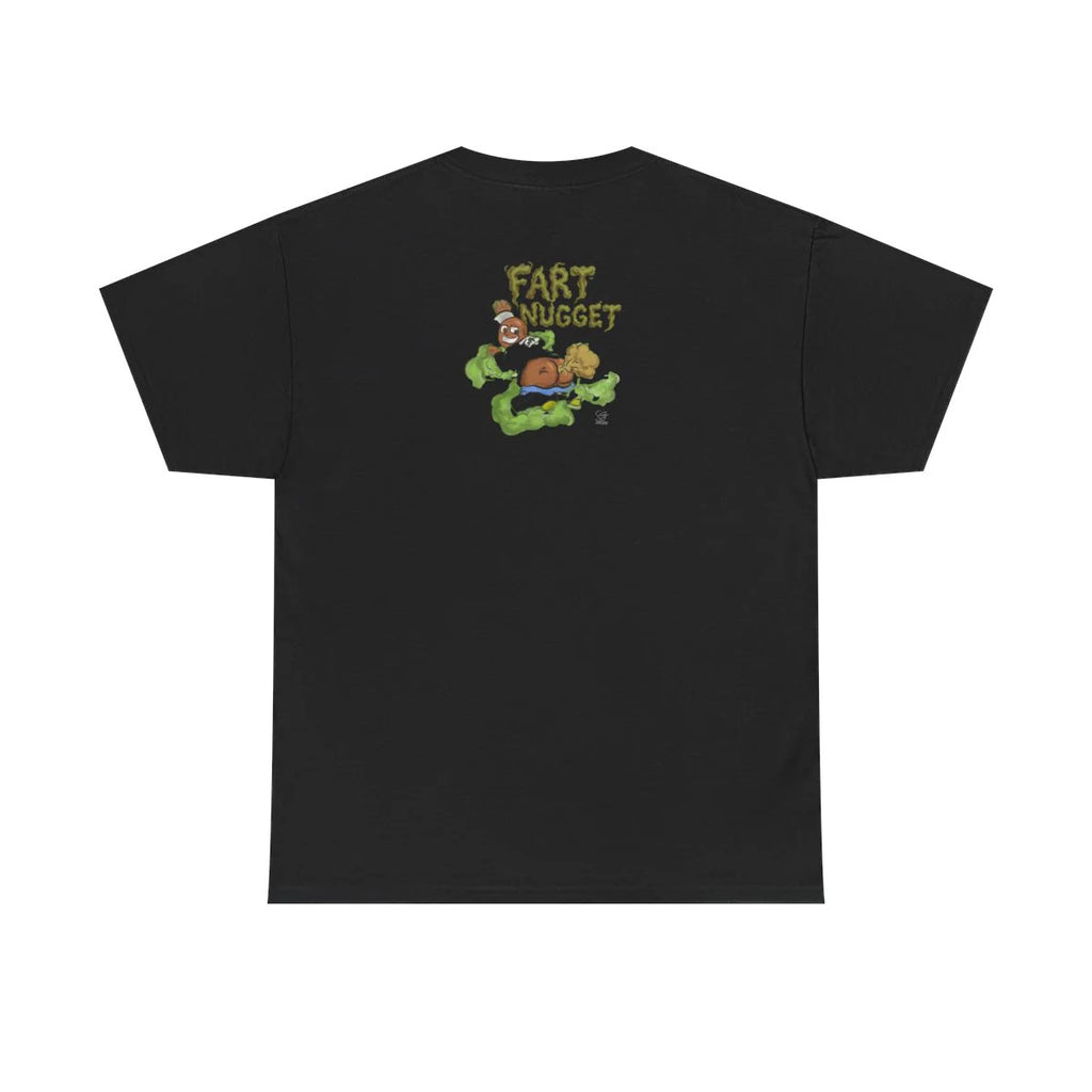 Fart Nugget Ebony Edition Unisex Heavy Cotton Tee by GT Artland