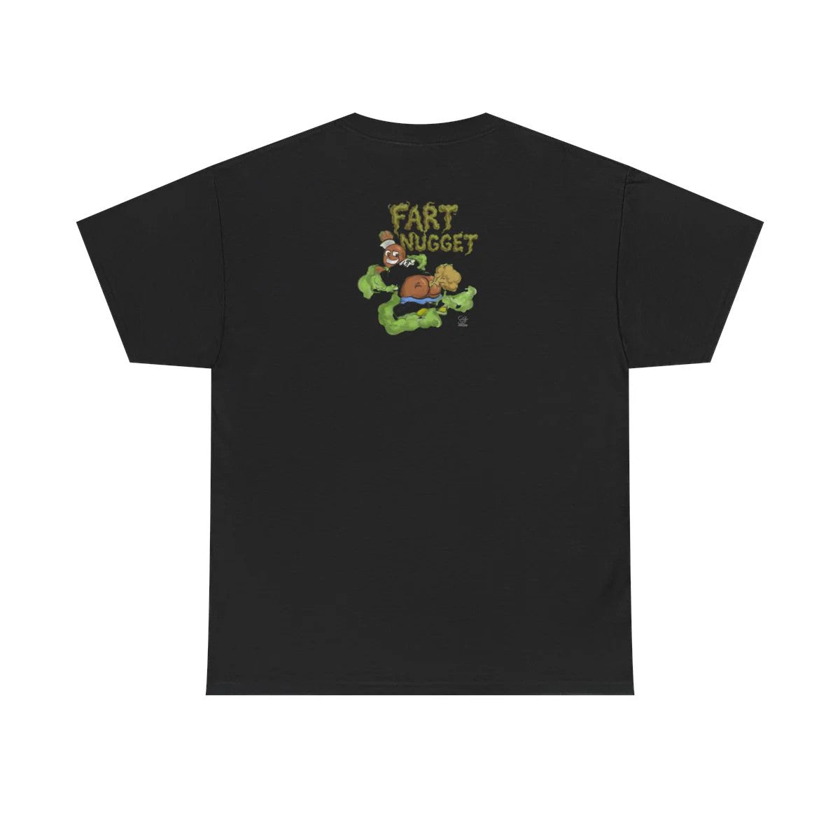 Fart Nugget Ebony Edition Unisex Heavy Cotton Tee by GT Artland