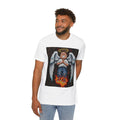 Angel Kid Praying Urban Designer USA-Made Unisex Short-Sleeve Jersey T-Shirt by