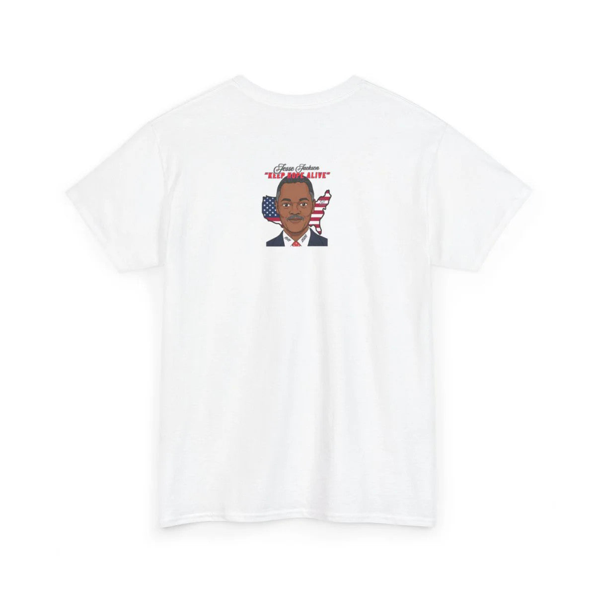 Jesse Jackson "Keep Hope Alive" USA Designer Unisex Heavy Cotton Tee