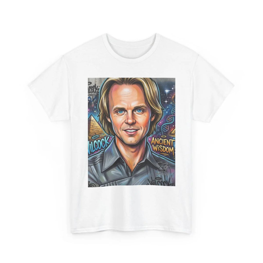 David Wilcock Legendary Urban Graphic Unisex Heavy Cotton Tee by GT Artland