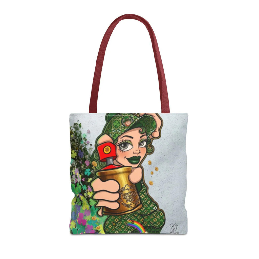 "Lucky Art" Spray Can Vanilla Girl St Patrick Graffiti Splash Theme Designer