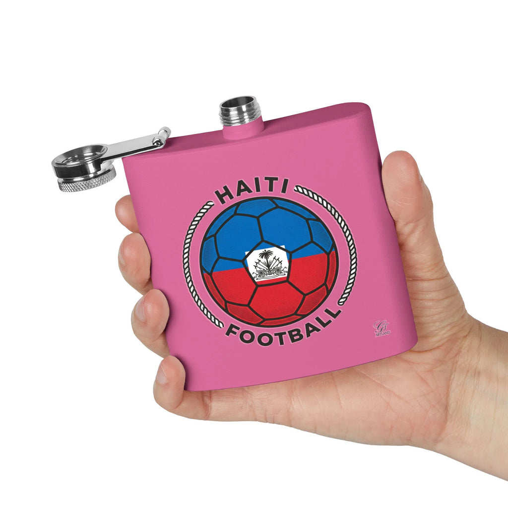 Haitian Football 6oz Stainless Steel Soccer Ball Flask
