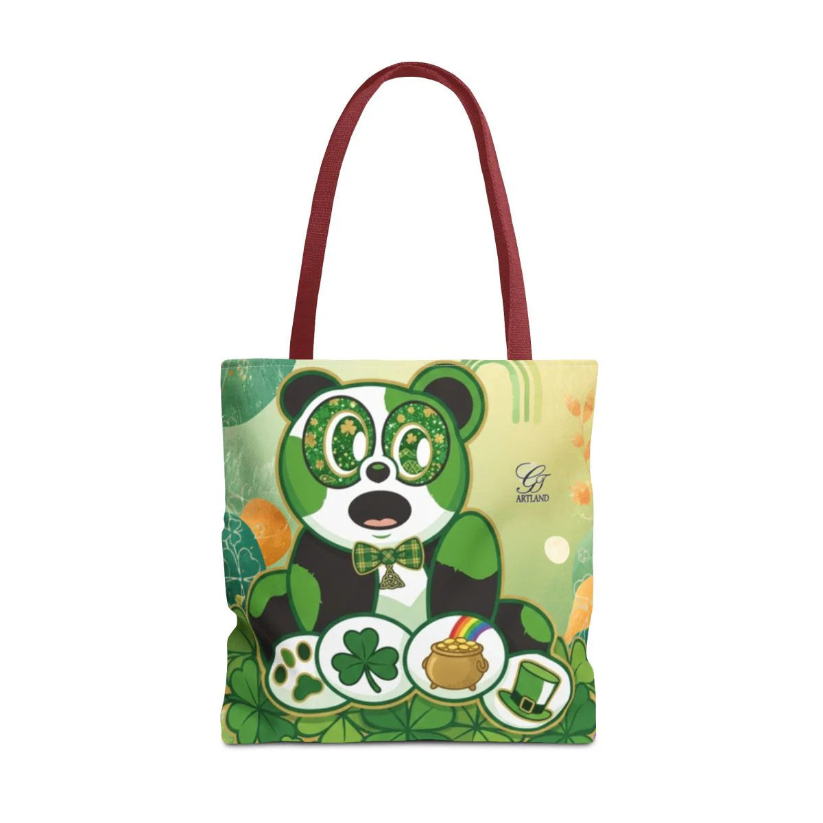 Irish Panda Urban Swag Designer Tote Bag by GT Artland