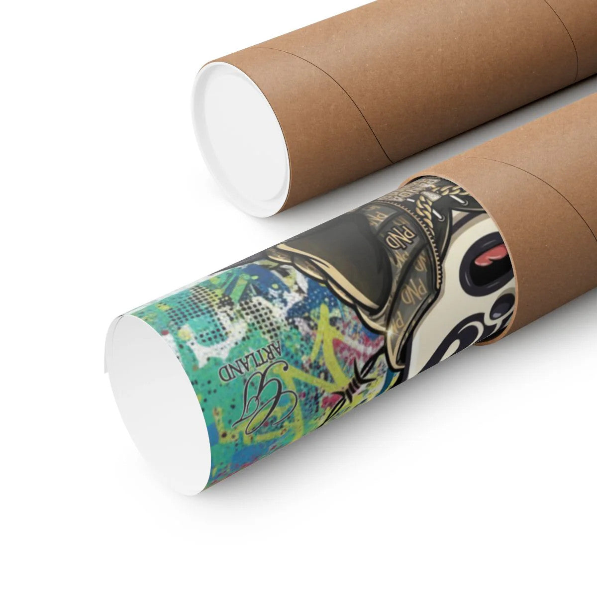 Graffiti Urban Hip Hop Designer Panda Rose Tattoo Drip Matte Vertical Posters